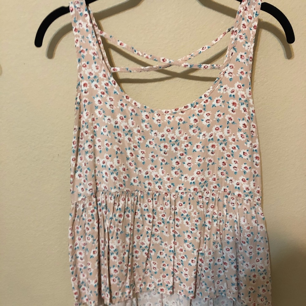 light pink tank